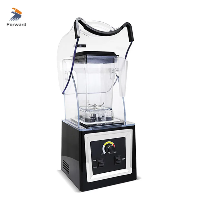 1.8L Jar 1500W Professional Smart Timer Blender Mixer Juicer With Noise Reduction Cover Food Processor Ice Smoothies Crusher