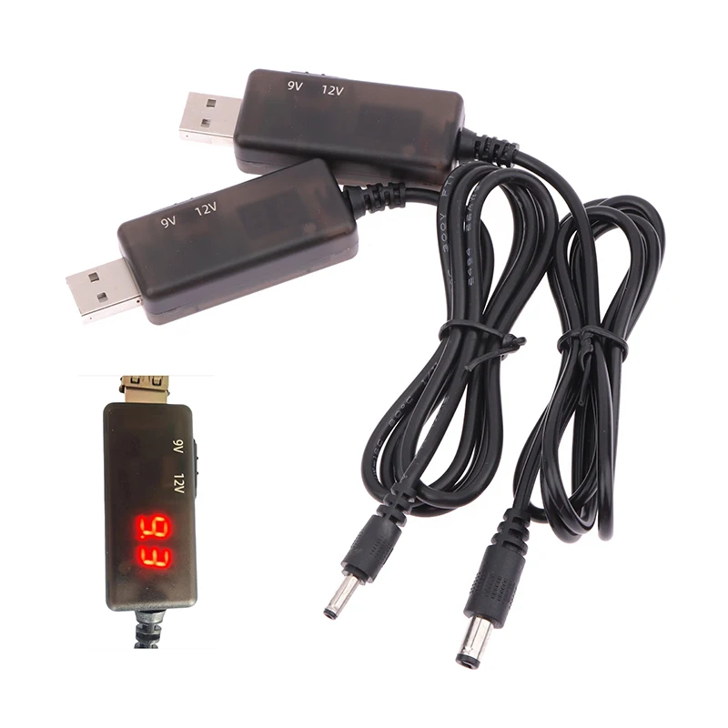 1PC Router Modem Fan accessori per altoparlanti USB Power Boost Line DC 5V a DC 9V / 12V modulo Step Up cavo adattatore convertitore Usb