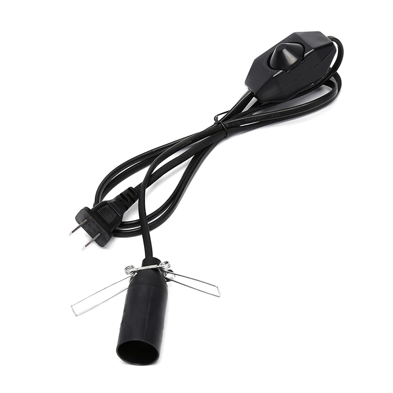 1Pc 1.5M Salt Lamp Dimmer Control Switch Power Cable Cord E12 Socket US Plug