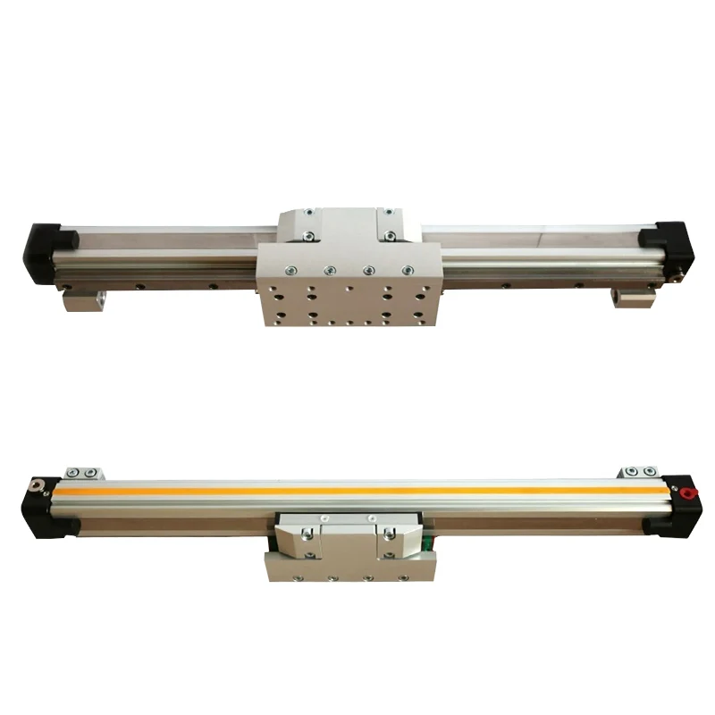 OSPP16/25/32-STL 200-300-400-500-600-700-800 السكتة الدماغية الطويلة عالية السرعة دليل ميكانيكي بدون قضبان اسطوانة هوائية اسطوانة