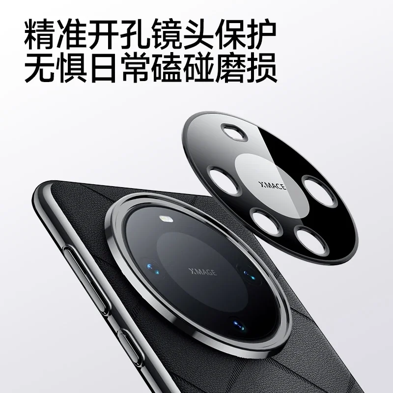 Case For Huawei Mate 50 Pro Case Luxury Leather Cover For Huawei Mate 50Pro Stylish Electroplate Camera Protect Shell Bumper