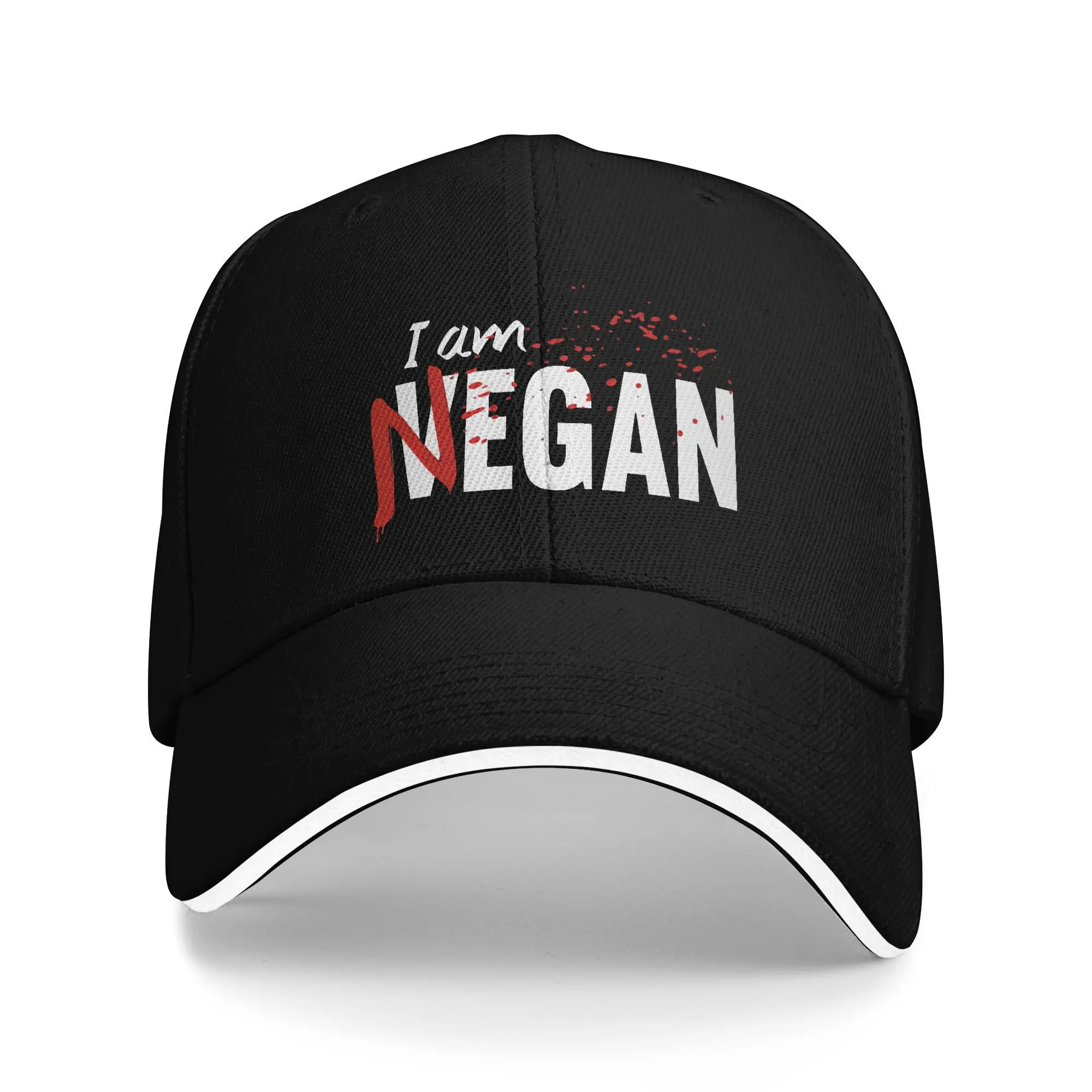 Бейсбольные кепки I'm Negan The Walking Dead в стиле хип-хоп, шляпа-сэндвич для мужчин и женщин, регулируемая солнцезащитная кепка, спортивная кепка