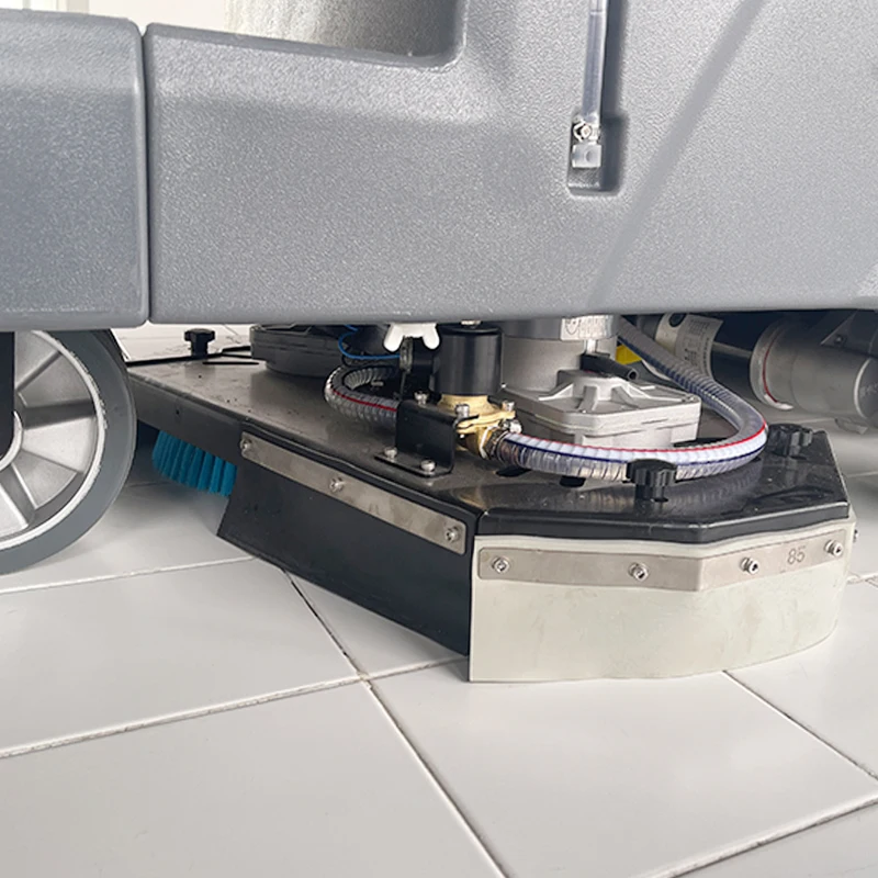 85L High Efficient Commercial Dual Brushes Cleaning Machine Ride on Floor Scrubber for Ceramic Tile