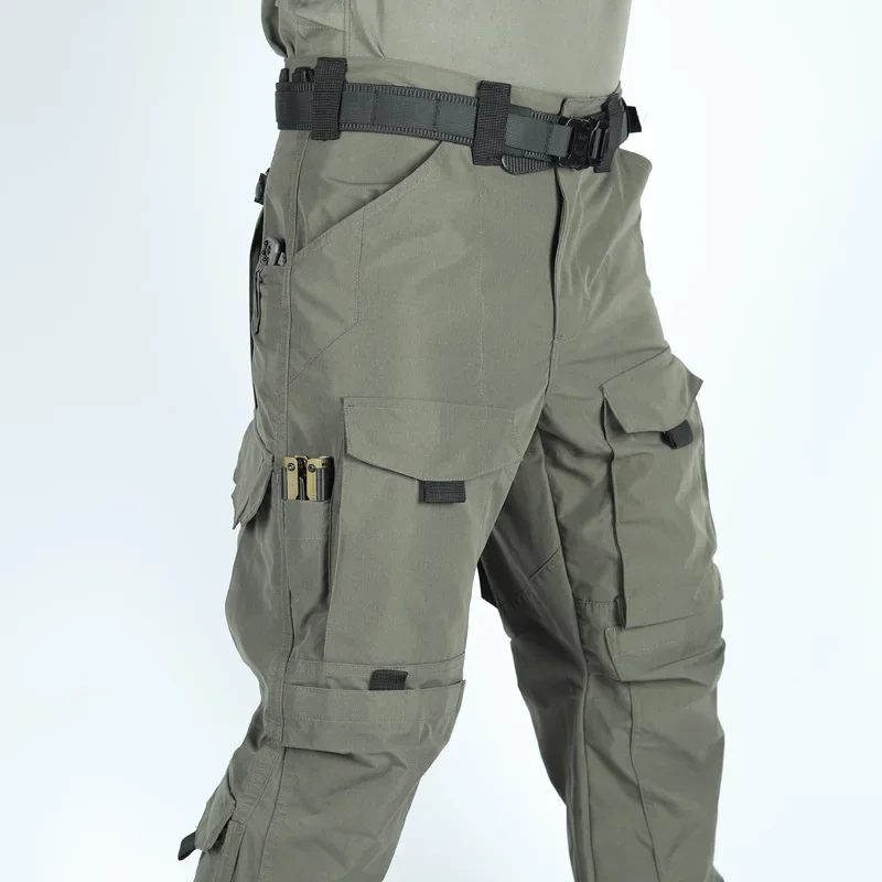 

Men Tactical Cargo Pants Water Resistant Combat Work Trousers Hiking Climbing Army Pants Urban Outdoor Utility Pants
