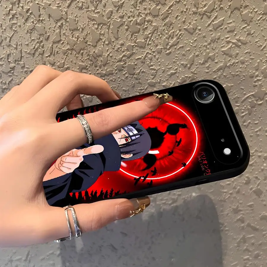 حافظة لهاتف آيفون 7 8 17Air 15 16 14 Plus XR 13 12 11 17 Pro Max XS Max Anime N-NARUTOS