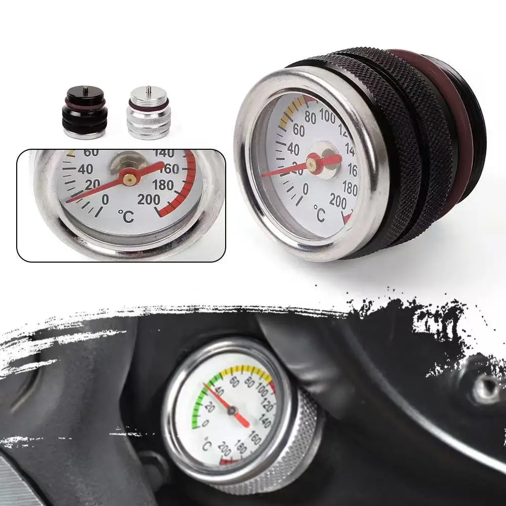 

Motorcycle Engine Oil Temperature Gauge M30x1.5 M20x1.5 Sensor Adapter Digital LCD Display Engine Temp Meter Racing Modification