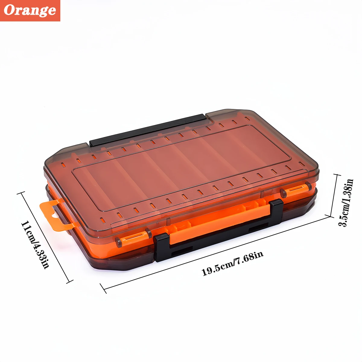 Sided FishingTackle Box 14 Cells Bait Lure Hook Storage Box Fishing Tool Accessories Storage Box Carp For Fishing Wobblers