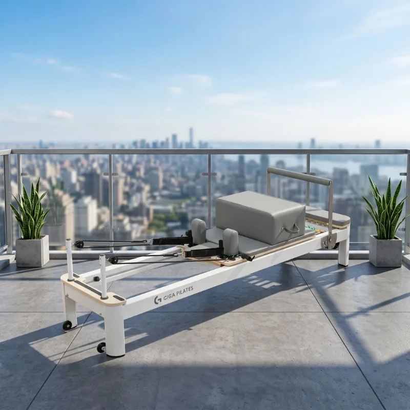 

Home Use Aluminum Alloy Core Bed for Pilates Ergonomic Design.Suitable for Fitness and Yoga