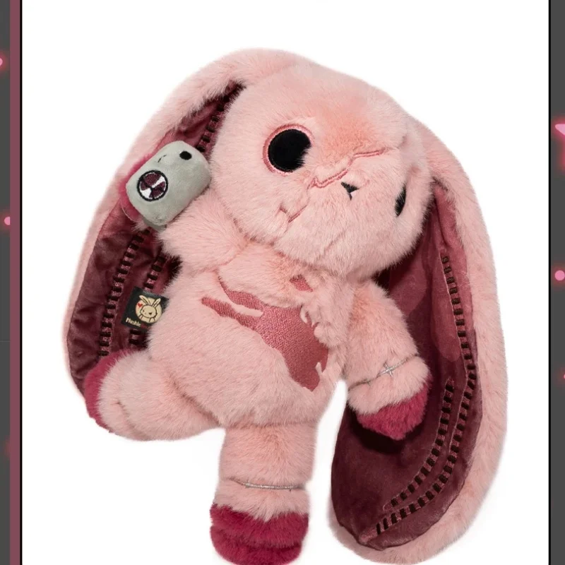 Plushie Dreadfuls Plushie Bunny Soft Pink Stuffed Rabbit Toy Trendy Collectible Comforting Cuddly Plush Holiday Gift For Adult