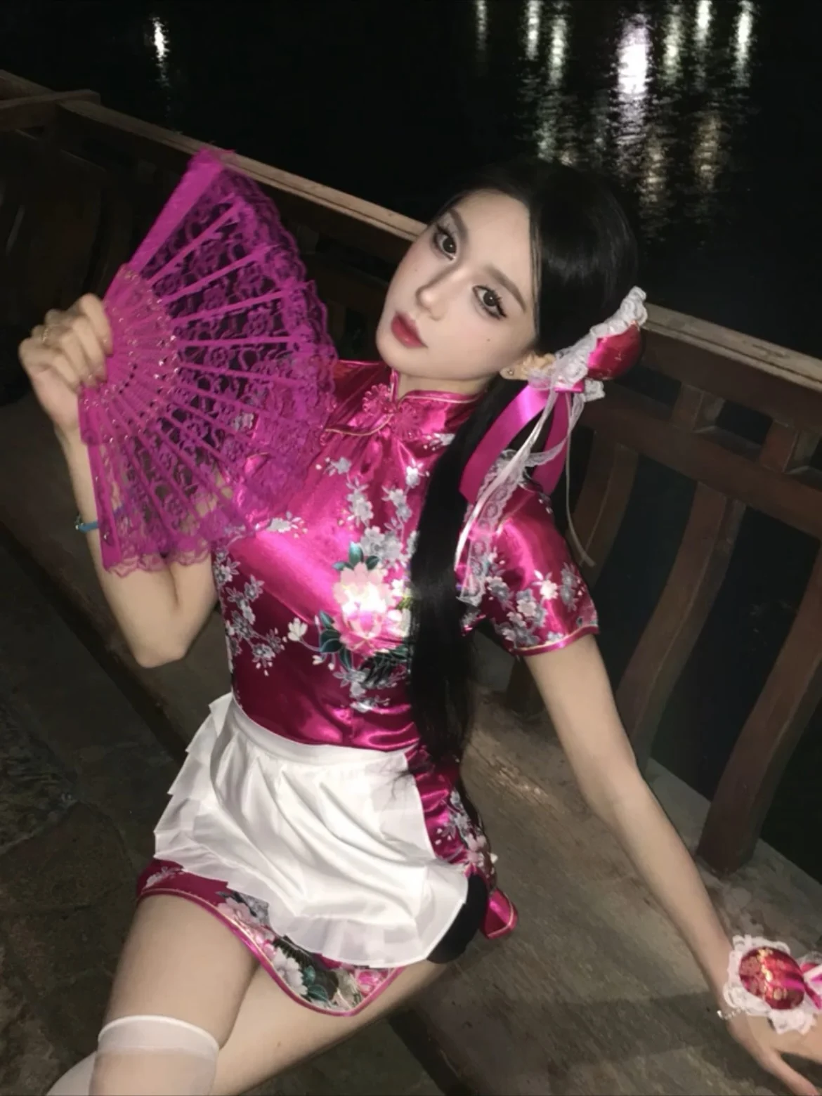 

Новый китайский Sle Dr loween Cisas Косплей orm School orm ort Low Slit ort Sve