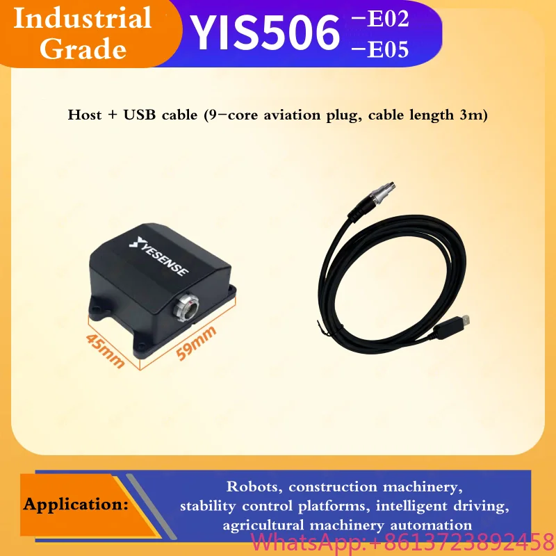 

YIS506 Tactical-grade High-precision Attitude Sensor 3-axis MEMS Gyroscope/accelerometer/axis Sensor Industrial Grade
