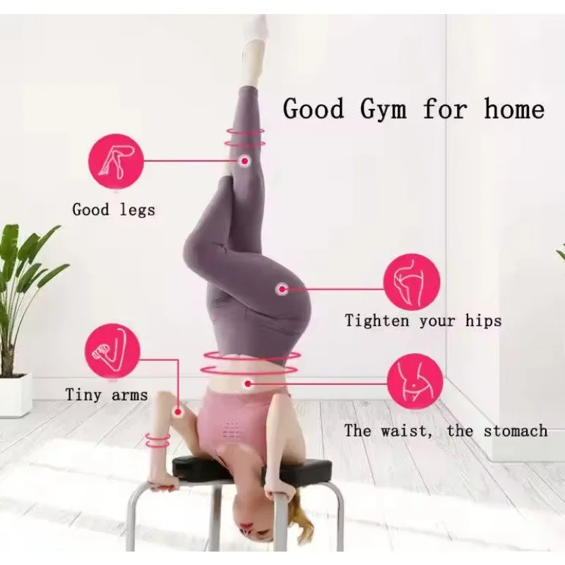 Multi-function Yoga Assisted Inverted Stool Get Fit Yoga Upside Down Chair Headstand Yoga