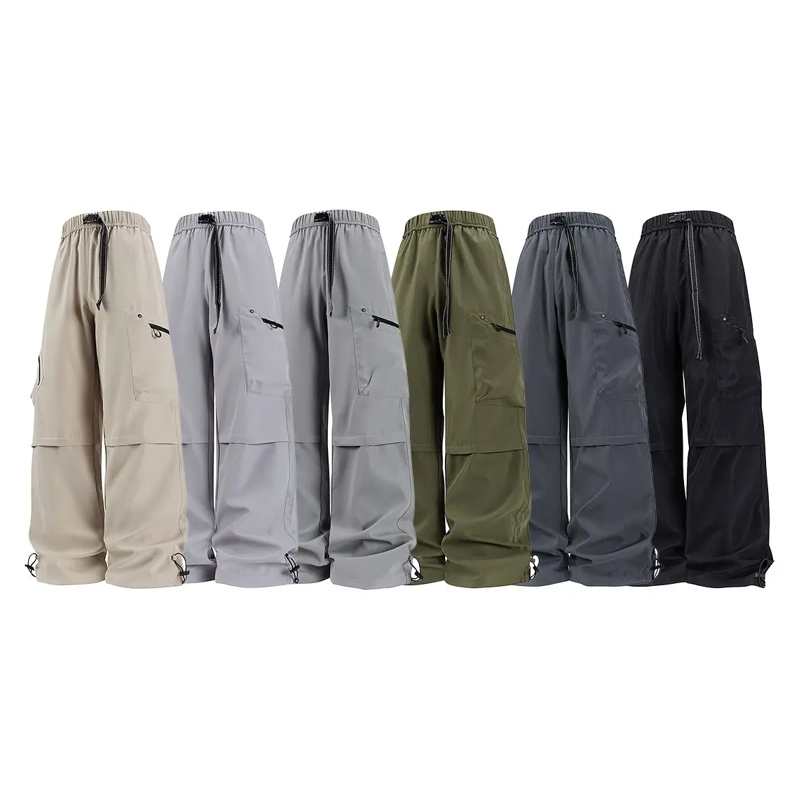 

Men's new workwear, straight leg leg leg tied casual pants, men's loose sports sweatpants, couple hiking pants, multiple colors