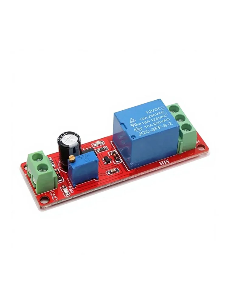 DC 12V NE555 Delay Timer Development Board Adjustable Time Delay Module