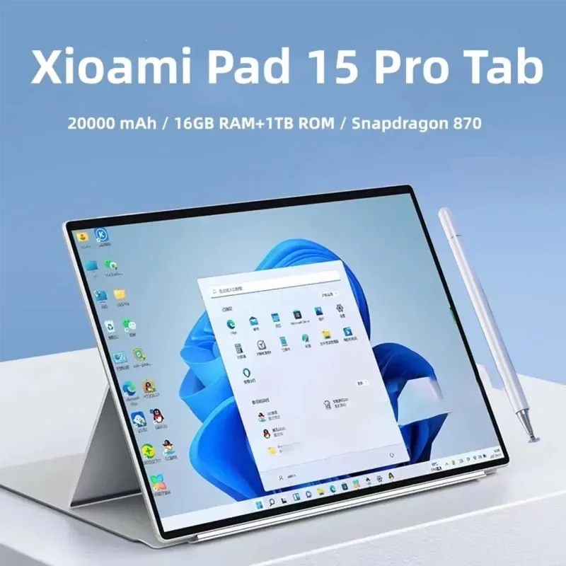 

10.1 Inch Xioami Pad 15 Pro Global Version Tablets HD Original Tablet 5G Wifi Android PC Google Play Tablets PC Global 4K MI Tab