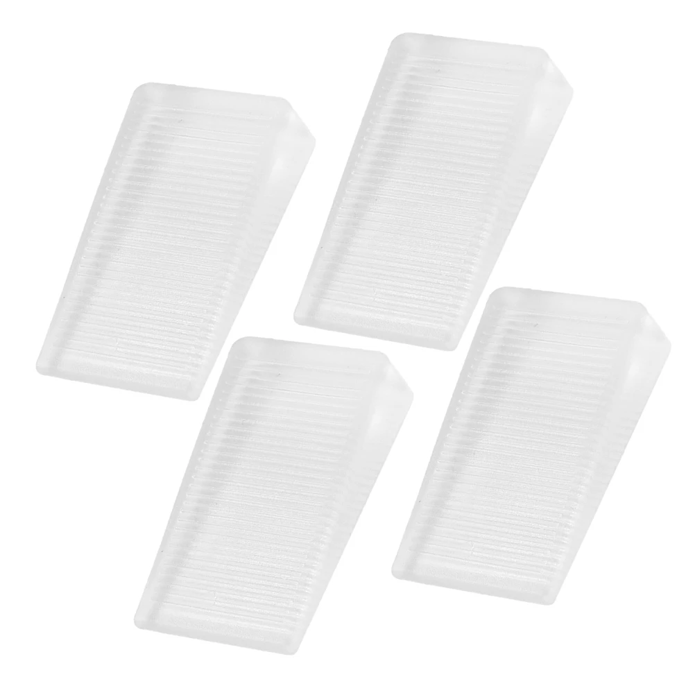 

4pcs niture Shims Leveling Pads Adjustable Wedges For Uneven Floors Table Stabilizers Bed Shims Toilet Levelers Pvc Floor