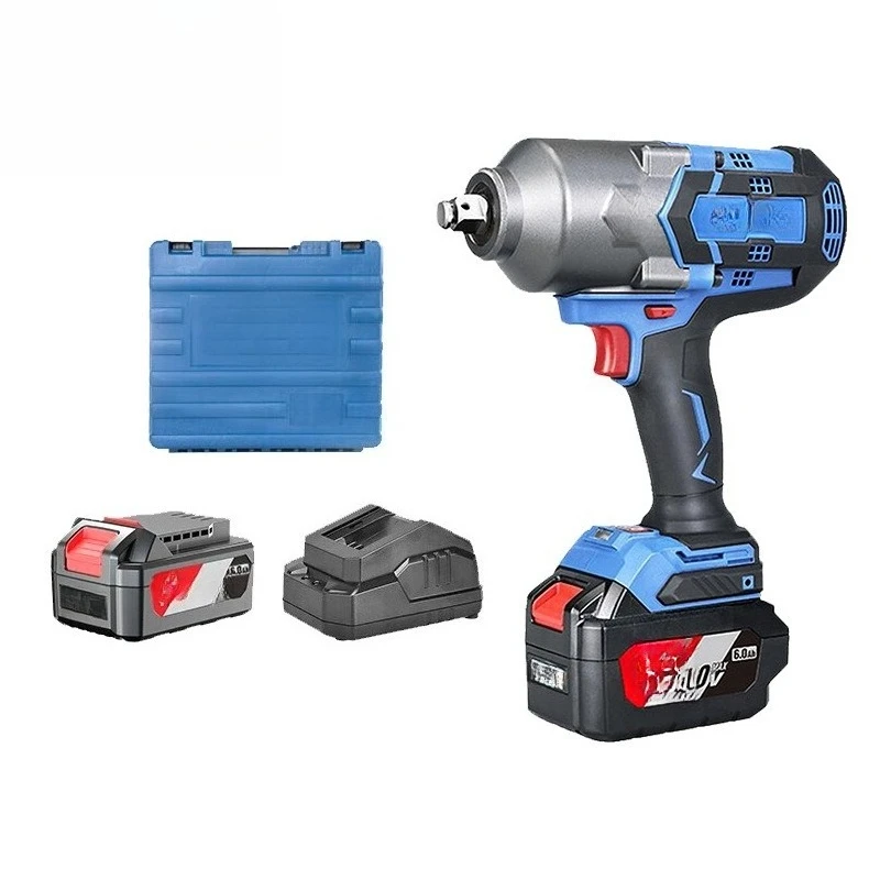 

High Torque Brushless Impact Wrench, Rechargeable Electric, Lithium Battery, Auto Repair Tool