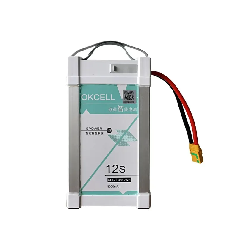 Okcell 12S 8000mAh fa t battery dro ne sprayer agricultural d rone 44.4v lithium ion battery