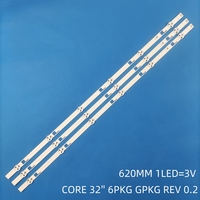 Led подсветка Core 32 6PKG REV 0.2 for Toshiba 32W2453RK 32W2433D 32W2454RK PEV3232-01Y LC320DXJ-SFE1