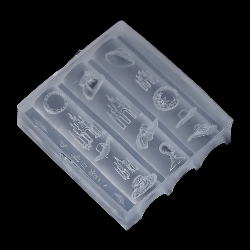 3D Silicone Manicure Mold European Style Straw Hat Swan Dress Castle Nail Art Mold Diy Nail Art Decor Transparent Nail Templates