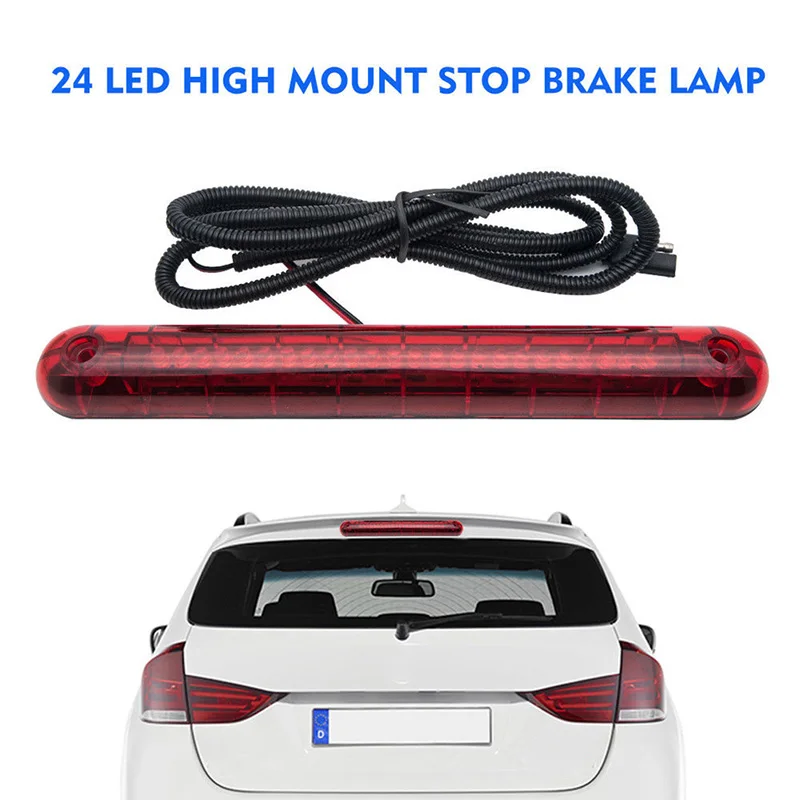 24 светодиодный 12V Universal Car High Mount 3RD Brake Stop Tail лампа