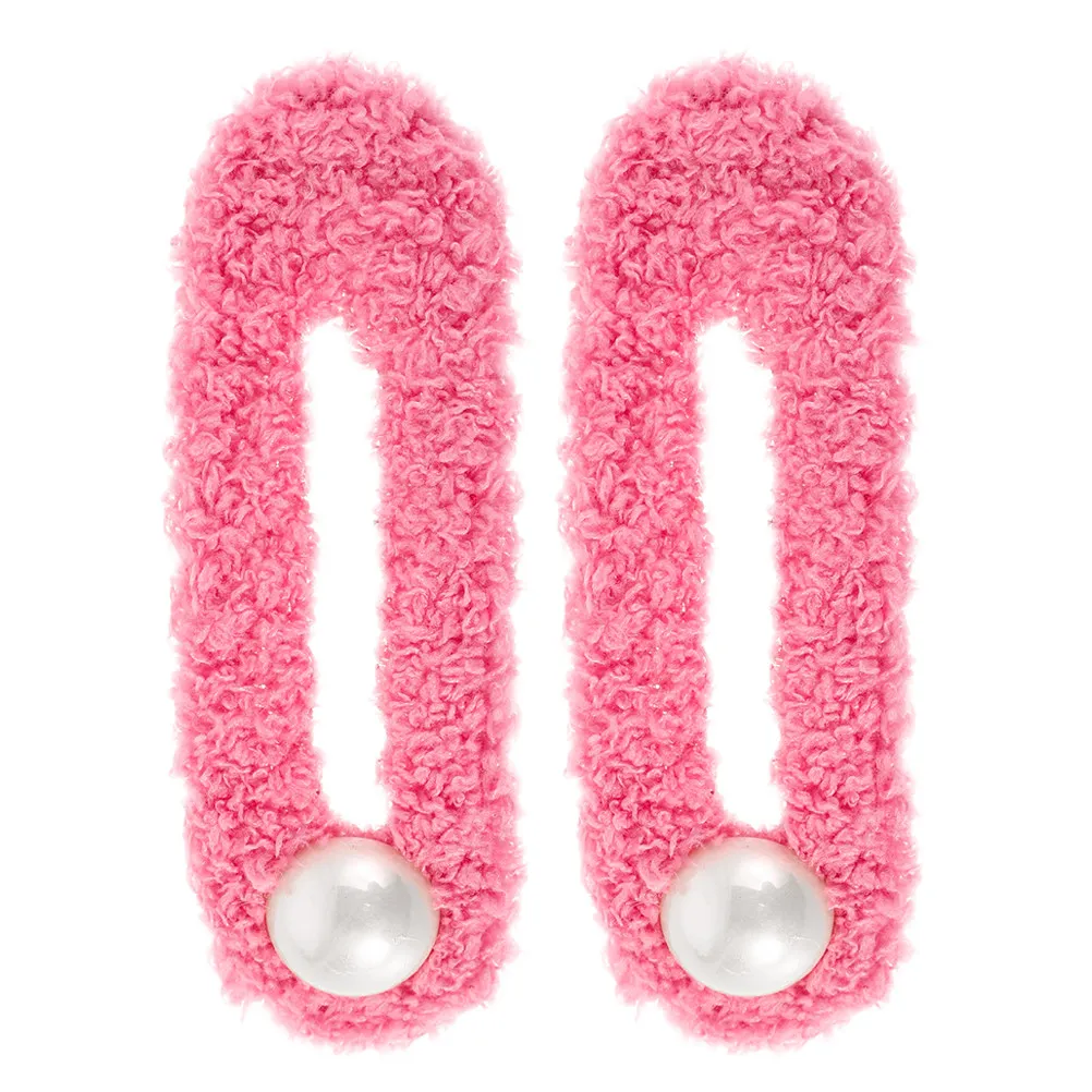 

2 шт. заколки для волос женские, корейские, элегантные, в форме утиного клюва, с инкрустацией микроперлами, украшение для волос для повседневных и торжественных случаев