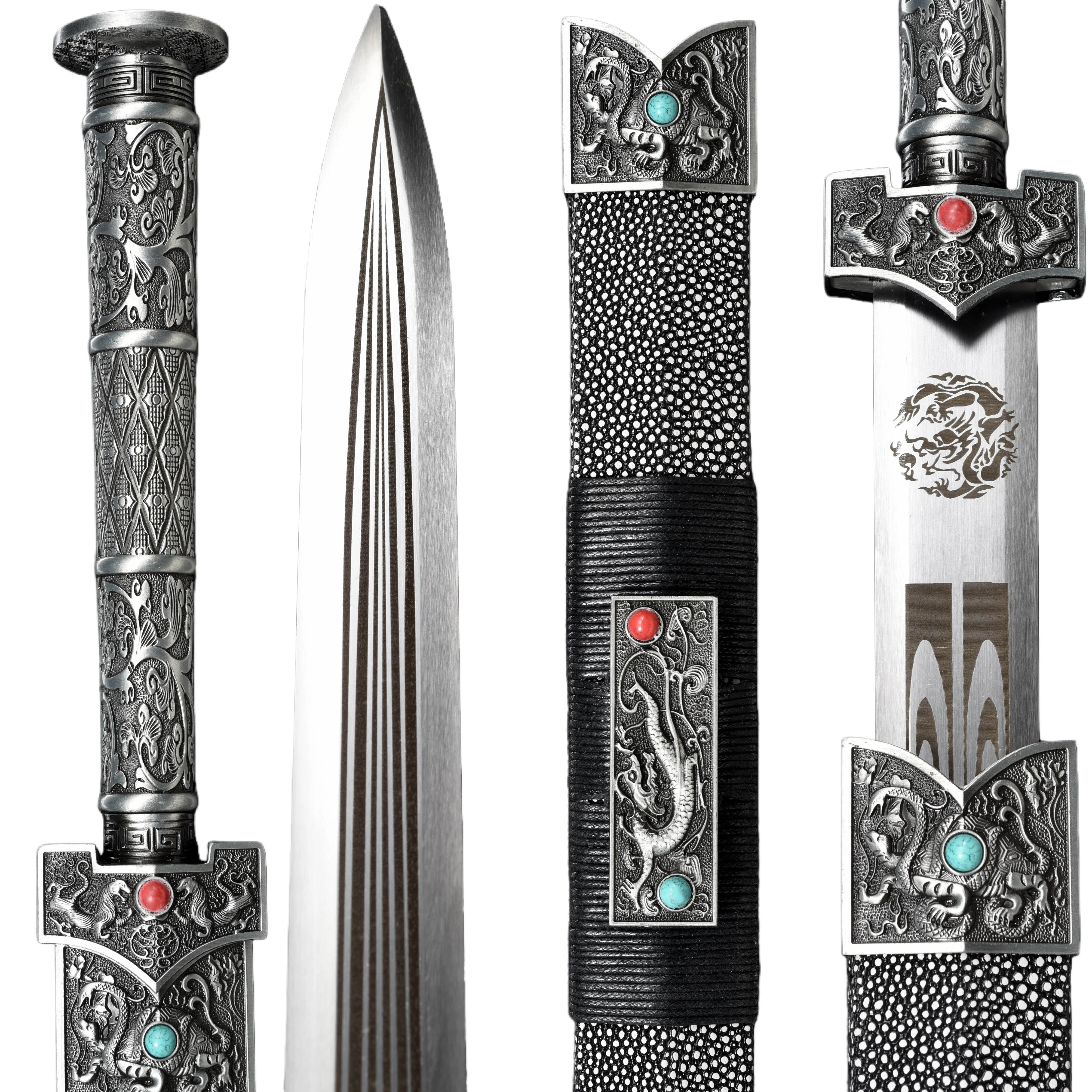 

103cm Japanese anime samurai sword katana hero cosplay role-playing real steel hand-forged sharp blade combat preparation