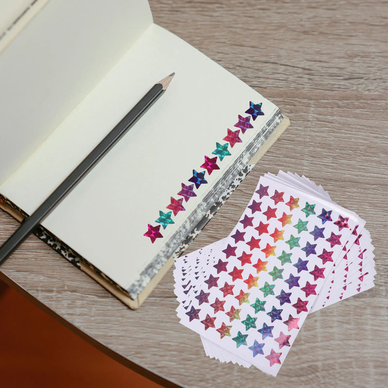 

15 листов съемных наклеек-звездочек, этикетки-звездочки с пятью лучами для поощрения, для детских садов, классных комнат, таблиц, рождественских открыток, на день рождения