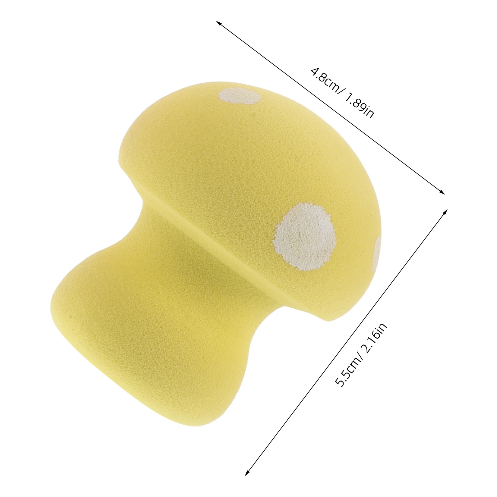 Esponja de maquillaje de setas, aplicador de polvo para base seca y húmeda de doble uso, esponjas faciales gruesas, 3 uds.