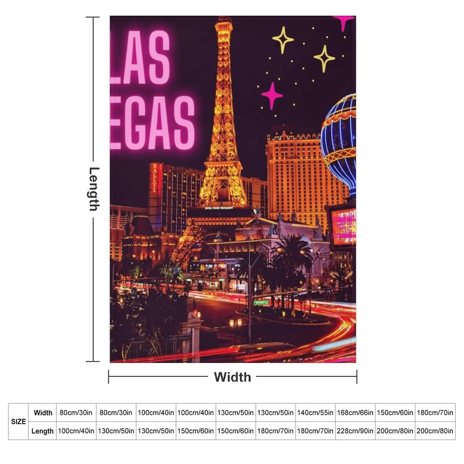 I LOVE LAS VEGAS Throw Blanket Thins Stuffeds Single valentine gift ideas Blankets