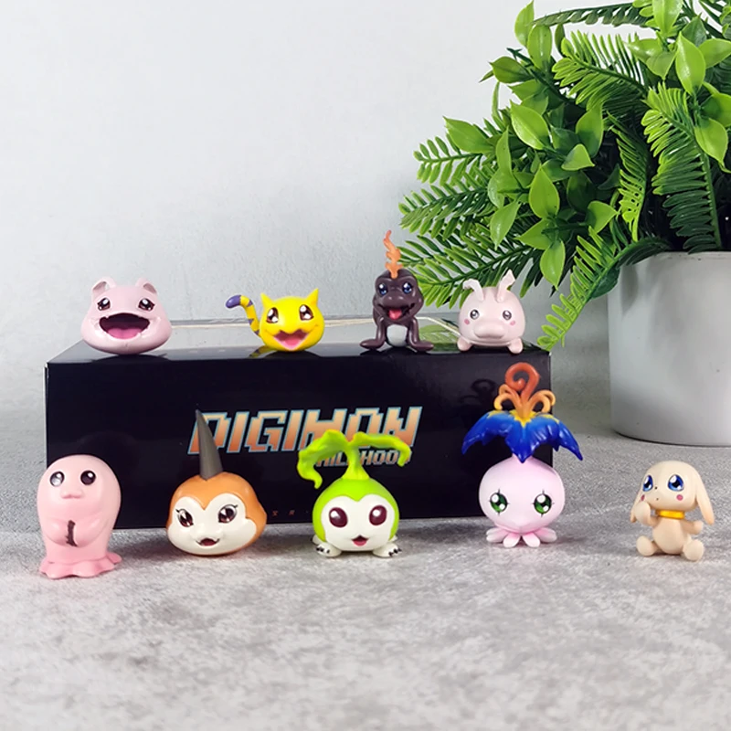 2-5.5 سنتيمتر أنيمي ديجمون مغامرة الشكل غابومون بيوكومون كورومون موتشيمون عمل أرقام البلاستيكية تمثال جمع نموذج اللعب الهدايا