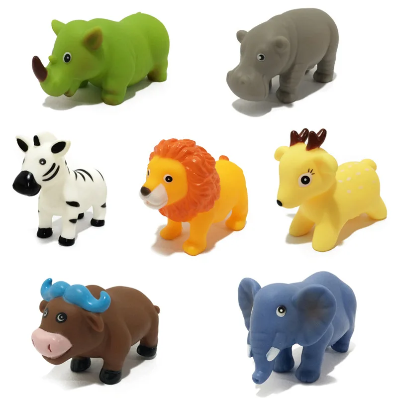 

Bath Toys for Kids Cartoon Voice Animal Model Toy Baby Bath Water Play Fun Pool Toys