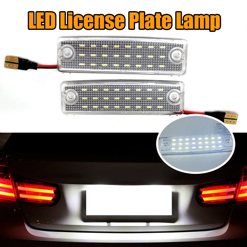 

2Pcs LED License Plate Light for Toyota Sequoia 4Runner Prado GRJ150 China-Spec, Plug-&-Play White Lamp Upgrade
