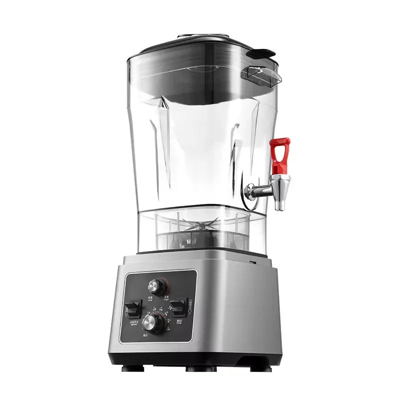 5HP Commercial Soy Milk Maker High Power Industrial Bean Grinder Smoothie Juice Extractor Machine for Restaurant Shop Use