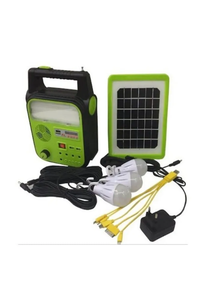 Gold silver GS-902P solar lighting system, solar powered Net light quality material, long-distance hunting, camping,home, school