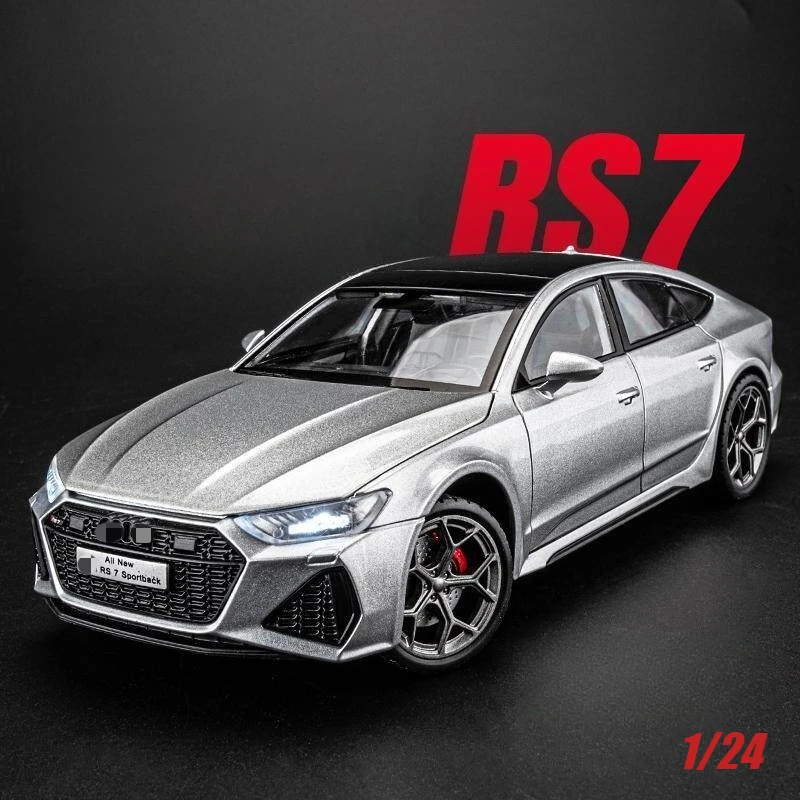 

1:24 RS7 Sportback Sports Car High Simulation Diecast Metal Alloy Model car Sound Light Collection Kids Toy Gifts