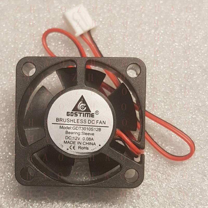 

L+ 1pcs for 12V GDT3010S12B Mini Brushless Computer Cooling Cooler Fan 30x30x10mm 2Pin