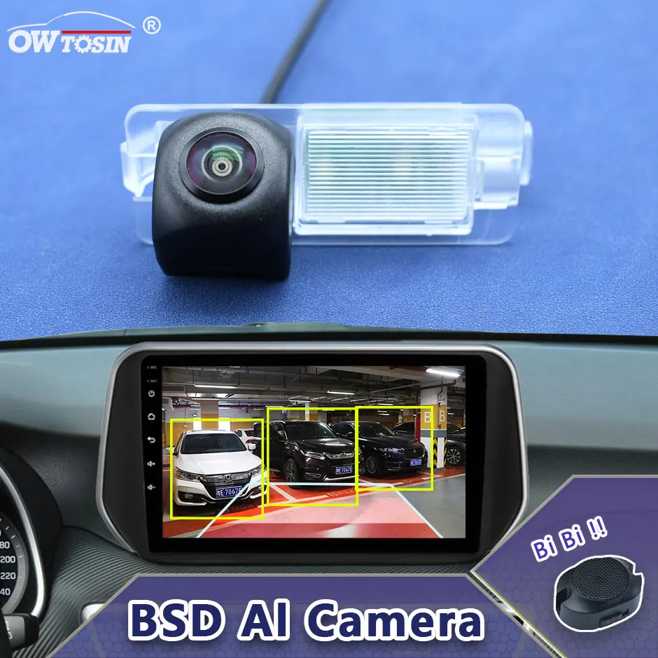 

ADAS AHD 1080P AI Car Vehicle View Camera For Cadillac CT6 2019 2020 BSD Blind Spot Radar Alarm Monitor