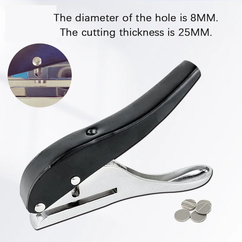 Punching Tool 3MM 6MM 8MM 10MM Hole Edge Banding Punching Pliers Screw Hole Hat Woodworking Tool Leather Hole Punch Hidden Hole