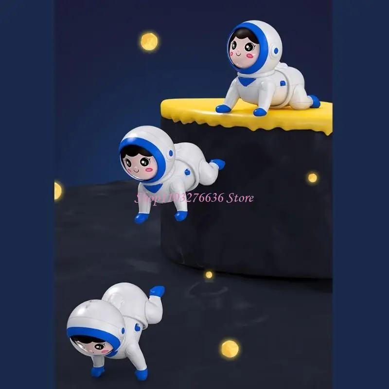 R6FD ไฟฟ้าคลานของเล่นเด็กเดินดนตรีตุ๊กตาทารกของเล่นเด็กวัยหัดเดินของขวัญวันเกิด