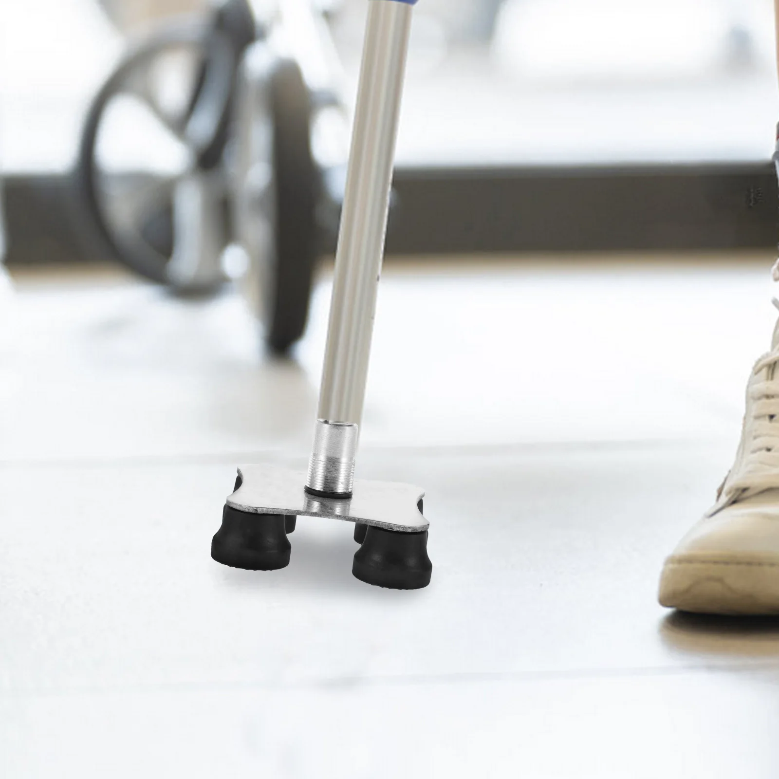 

Cane Tip Replacement Anti-Slip Walking Pole Tips For Elderly Durable Crutch Foot Pad Thickened Trekking Pole End Covers