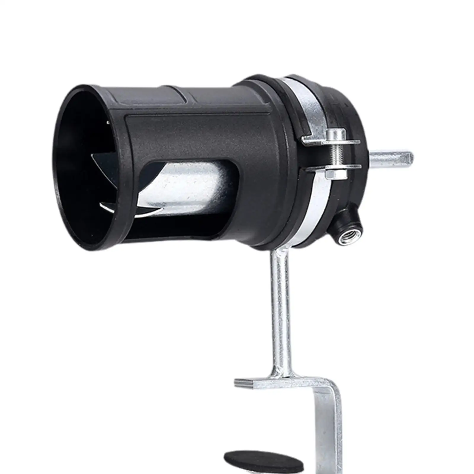 Dry Corn Thresher with Desk Fixed Clip for Power Drill Black Color Easily Install Sturdy Corn COB Remover Corn Stripping Tool