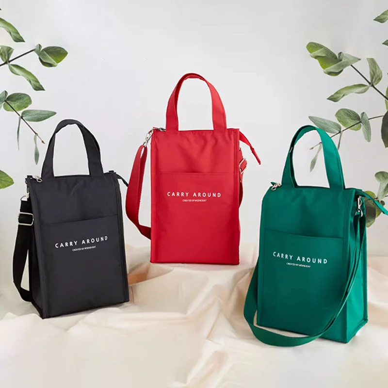 New Handbag Style Lunch Box Bag for Office Workers And Students Insulated Cold Proof Waterproof Crossbody Lunch Bag