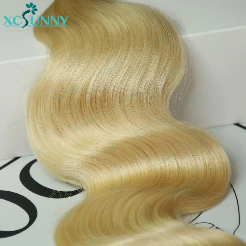 Body Wave Bulk Human Hair For Braiding Blonde 613 27 Double Drawn Braiding Human Hair Extensions Bundles No Weft For Boho Braids