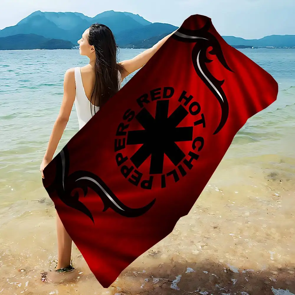 Red Hot Chili P-Peppers Band Big Microfiber Beach Towels Quick Dry Towel Sand Beach Towels Pool Towel For Travel Swim Pool Yoga