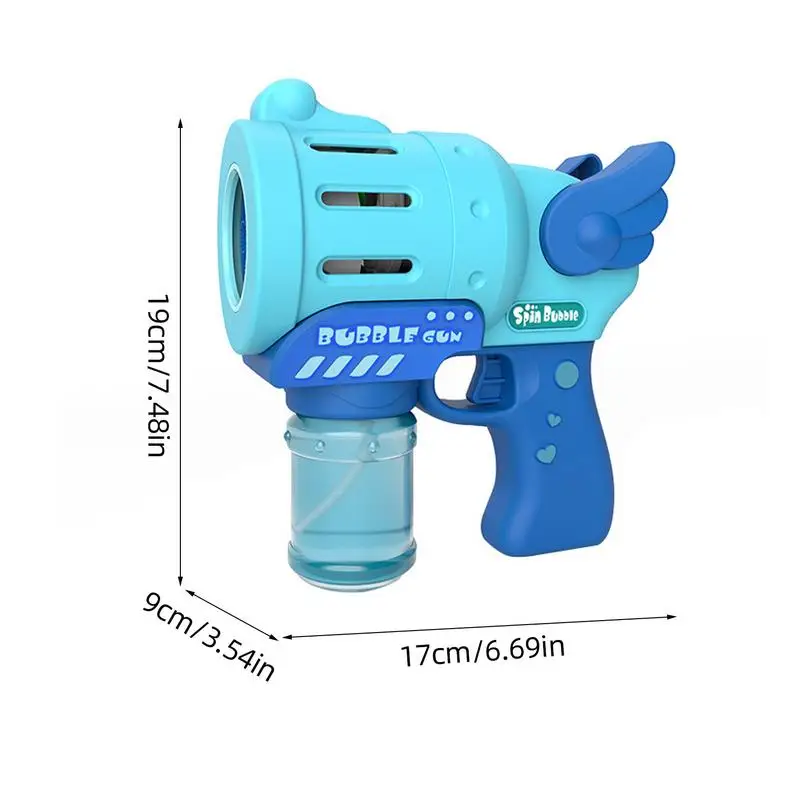 Birthda-soplador de burbujas profesional para niños pequeños, máquina de burbujas de 360 grados, diseño ergonómico a prueba de fugas