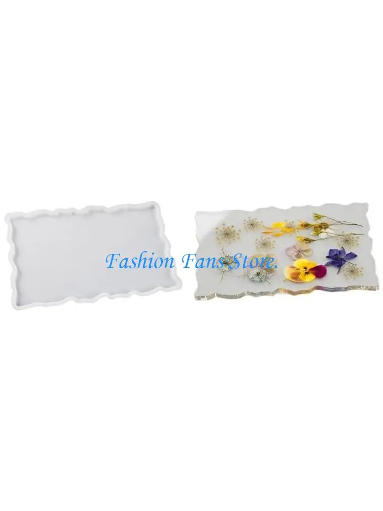  Tray Molds Resin Moulds Jewelry Dish Molds Silicone Material for Resin Tray