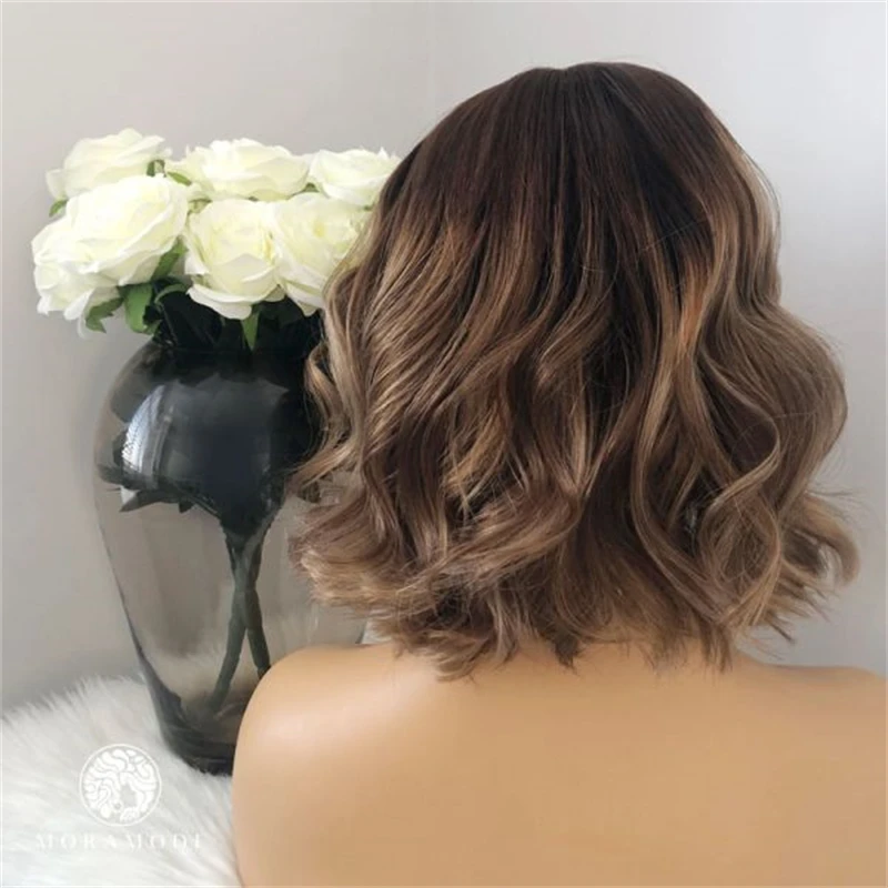 الرطب والمموج الدانتيل الباروكة الأمامية شعر بشري حقيقي الباروكات للنساء الشعر المنغولي 13x4 13x6 HD شعر مستعار دانتيل قصير بوب شعر مستعار غلويليس