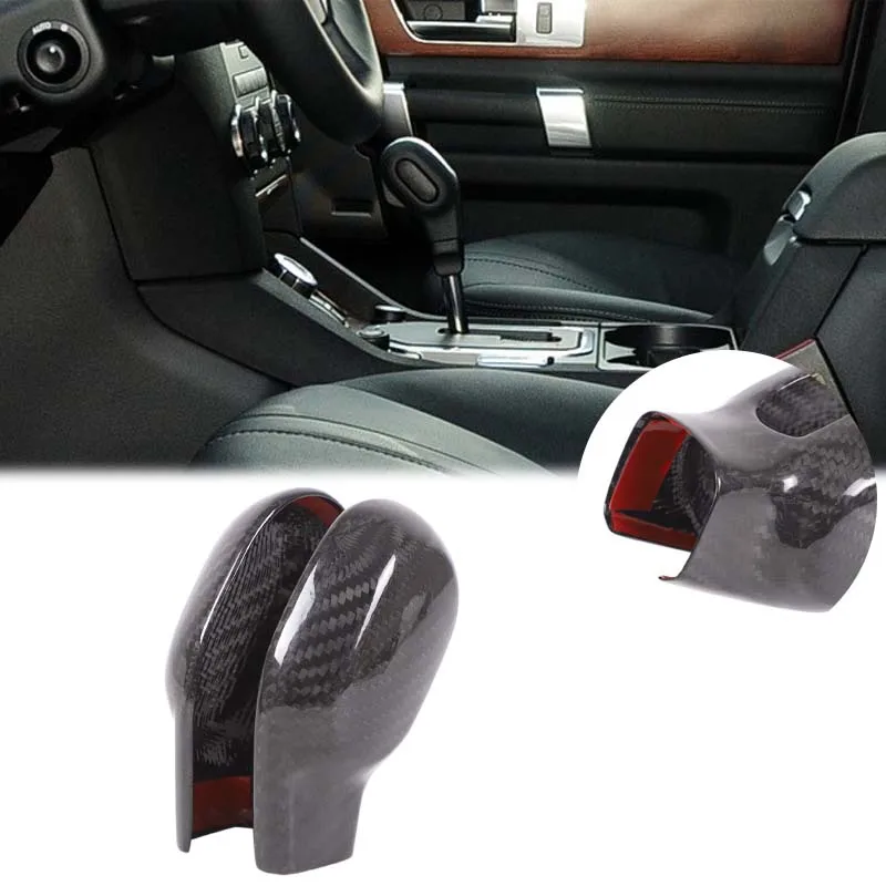 Gear Shift Knob Cover Shift Knob Protect Case Transmission Knob Trim Sticker For Land Rover Discovery 3 4 LR3 LR4 L319 2004-2012