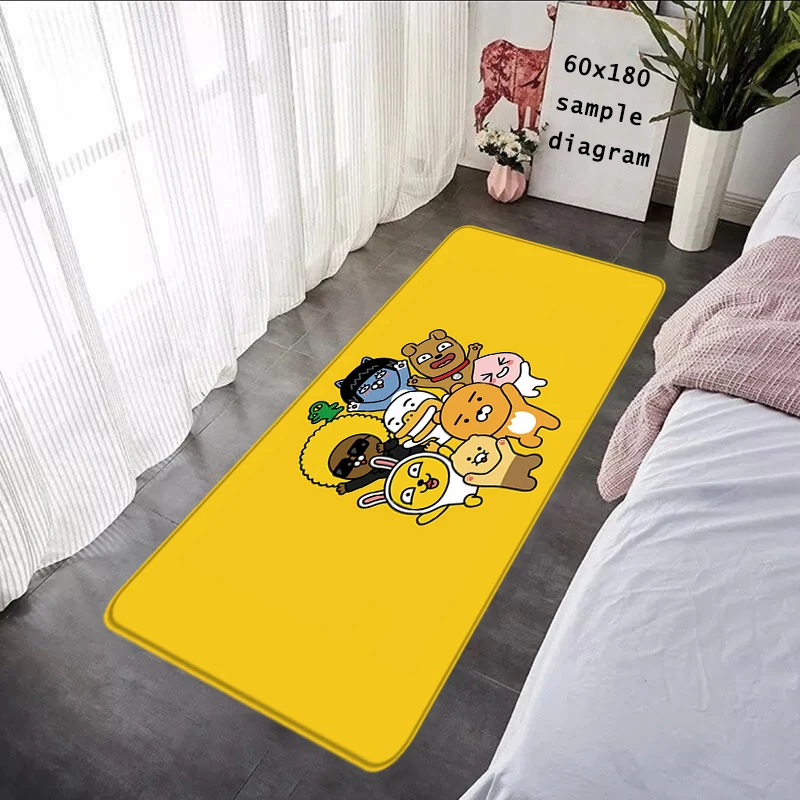 Children Room Rugs Foot Carpets Entrance Doormat Kawaii Rug Floor Mats Carpet Anti Slip Mat Kakao Friend Home Kitchen Hallway